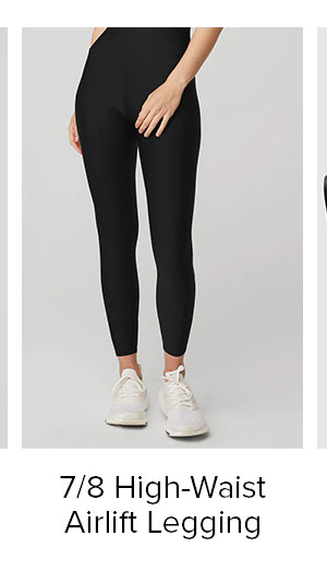 7/8 high waist airlift legging - black