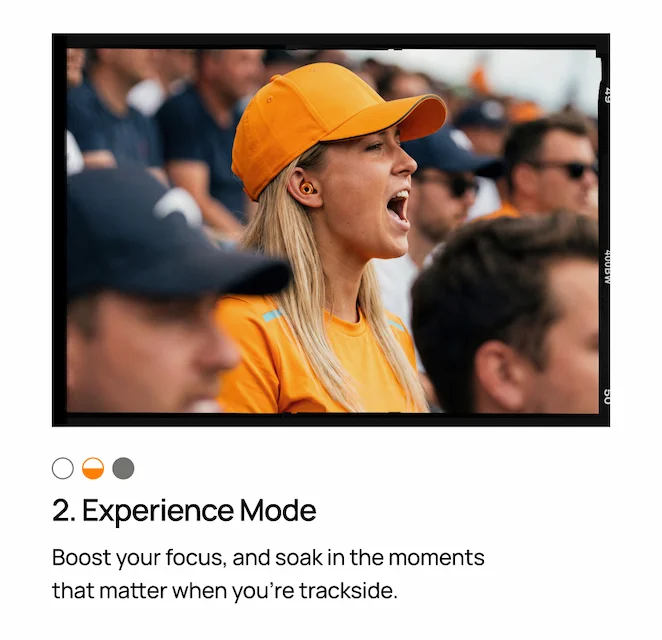 Experience mode