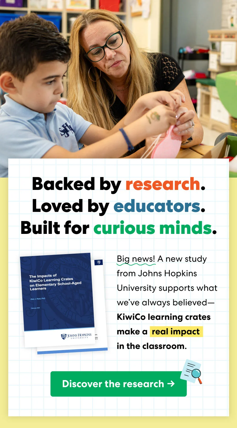 Backed by research. Loved by educators. Built for curious minds. Backed by research. Loved by educators. Built for curious minds.