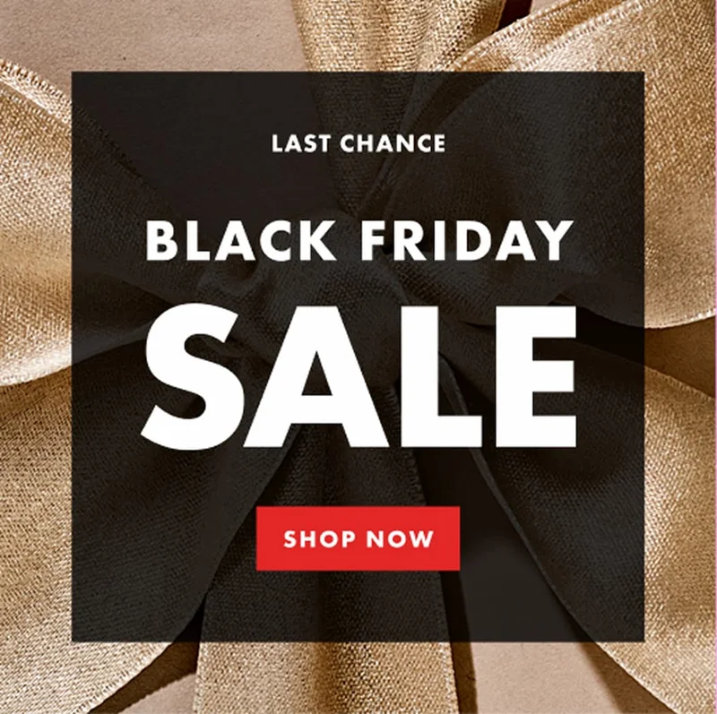 LAST CHANCE BLACK FRIDAY | SHOP NOW