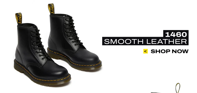 1460 SMOOTH LEATHER LACE UP BOOTS