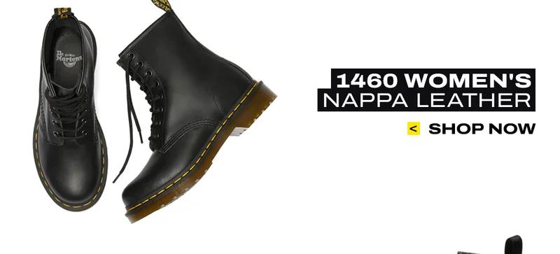 1460 WOMEN'S NAPPA LEATHER LACE UP BOOTS