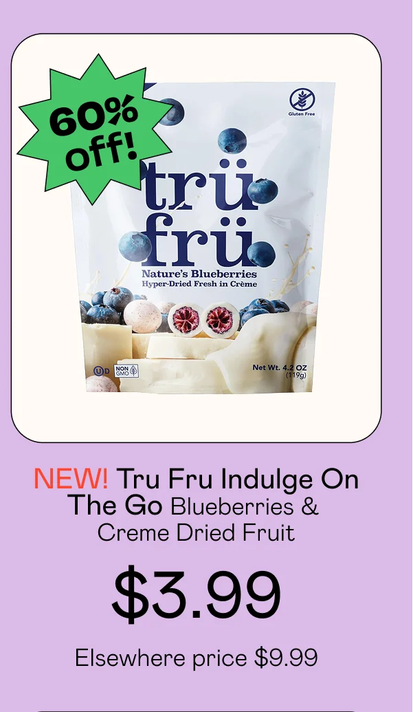 Blueberries & Creme Dried Fruit