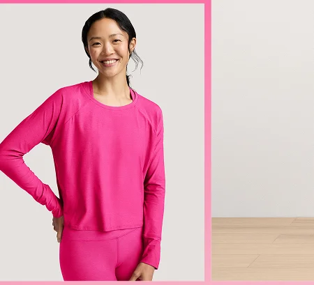 Featherweight Daydreamer Pullover in Pink Glow Heather