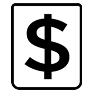 dollar sign icon