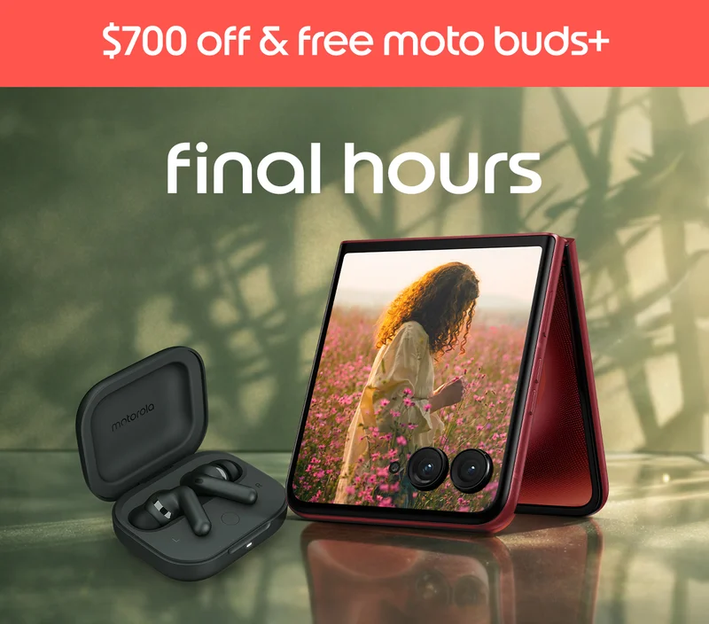 $700 off & free moto buds+ final hours