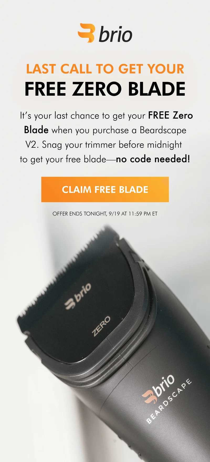 Get a FREE Zero Blade!