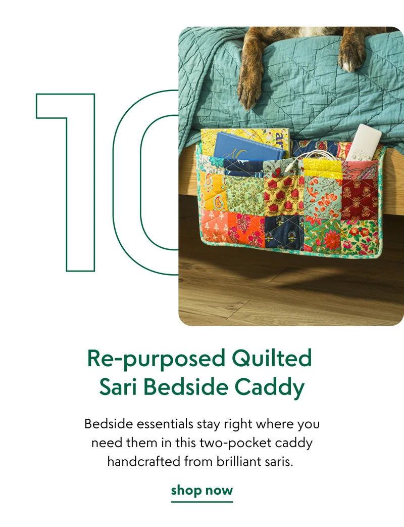 re-purposed-quilted-sari-bedside-caddy