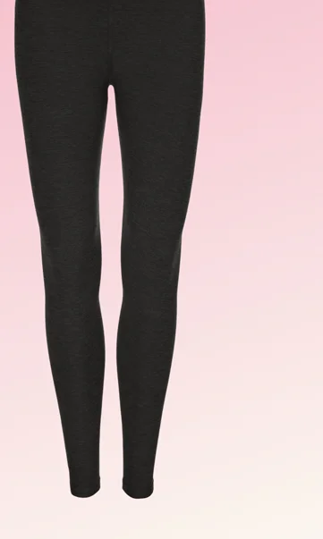 Spacedye Outlines High Waisted Midi Legging in Darkest Night/Cloud White