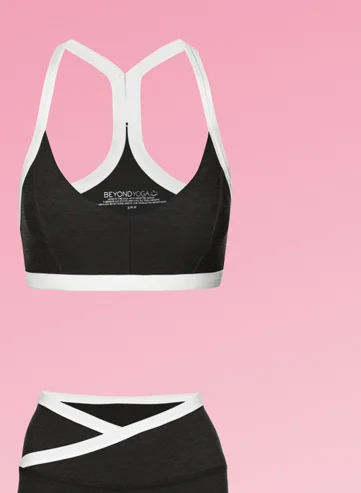 Spacedye Outlines Bra in Darkest Night/Cloud White