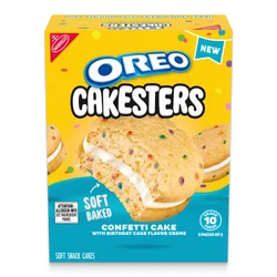 Cakesters Confetti Cake Soft Snack Cakes, Snack Packs