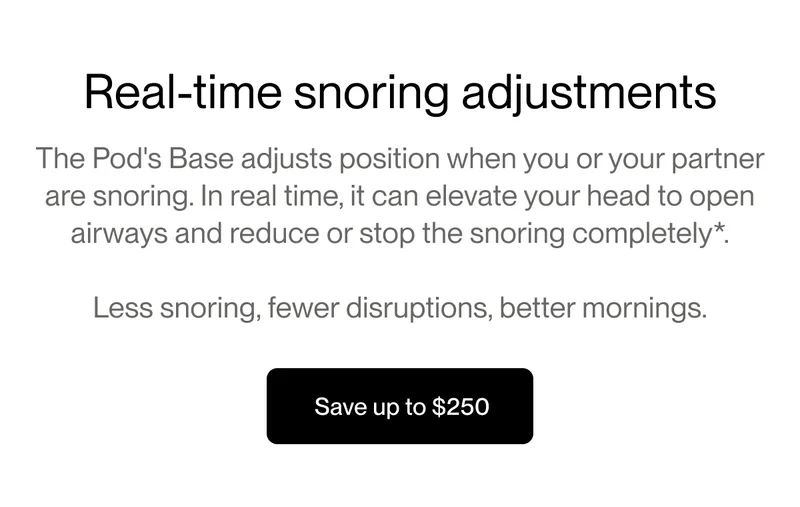 Real-time snoring adjustments