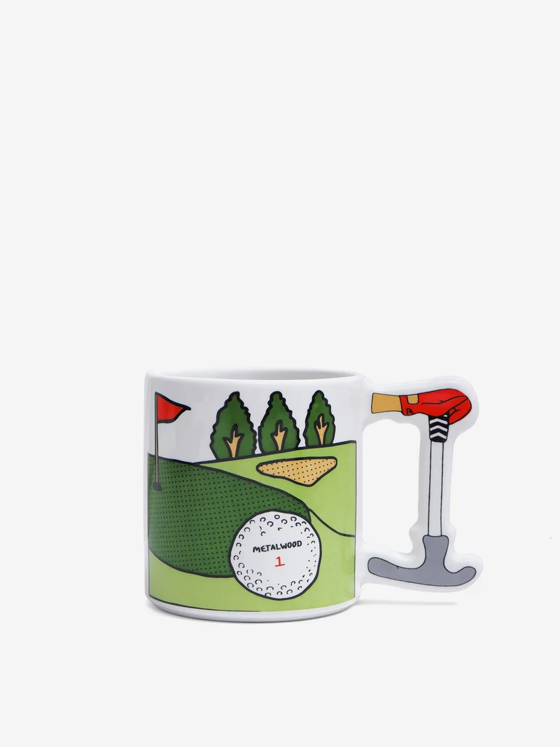 Image of Metalwood Putt Putt Ceramic Mug - White