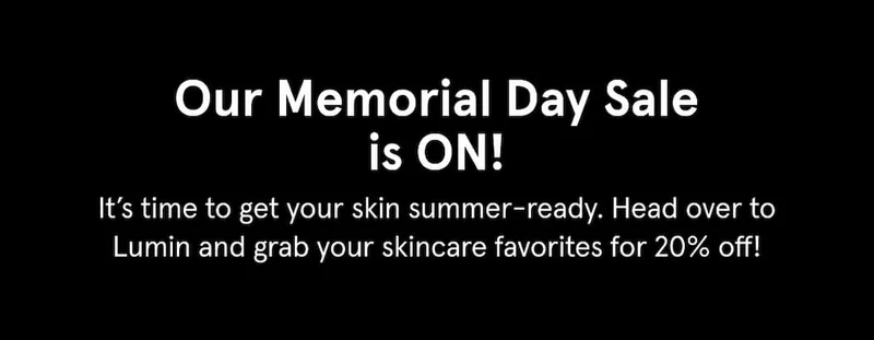Get 20% Off for Memorial Day!