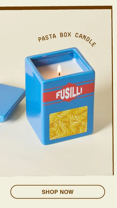 Pasta Box Candle