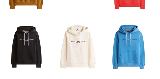tommy logo hoodie