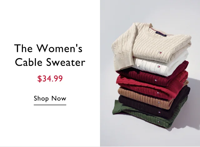 Womens Cable Sweaters
