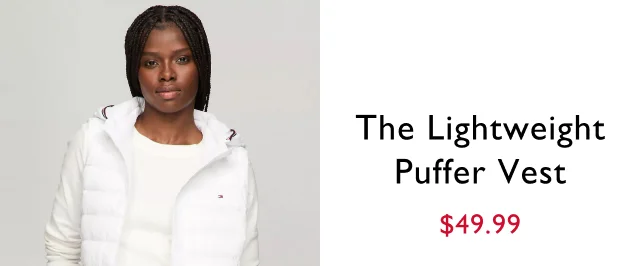 Lightweight puffer vest