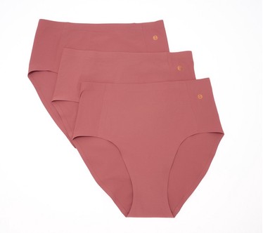 Evelyn & Bobbie High-Waisted Retro Bikini Panties 3-Pack