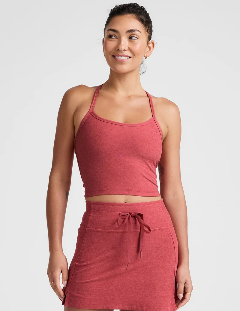 Image of Spacedye Slim Racerback Cropped Tank