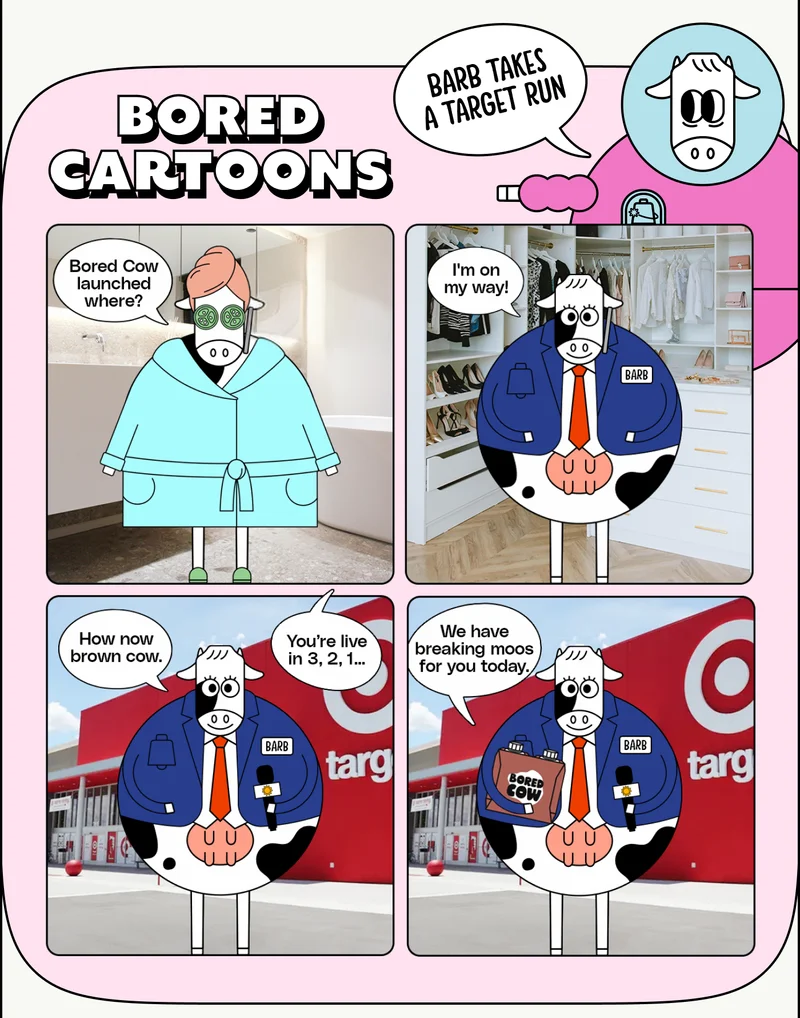 Bored Cartoons: Barb takes a Target run.