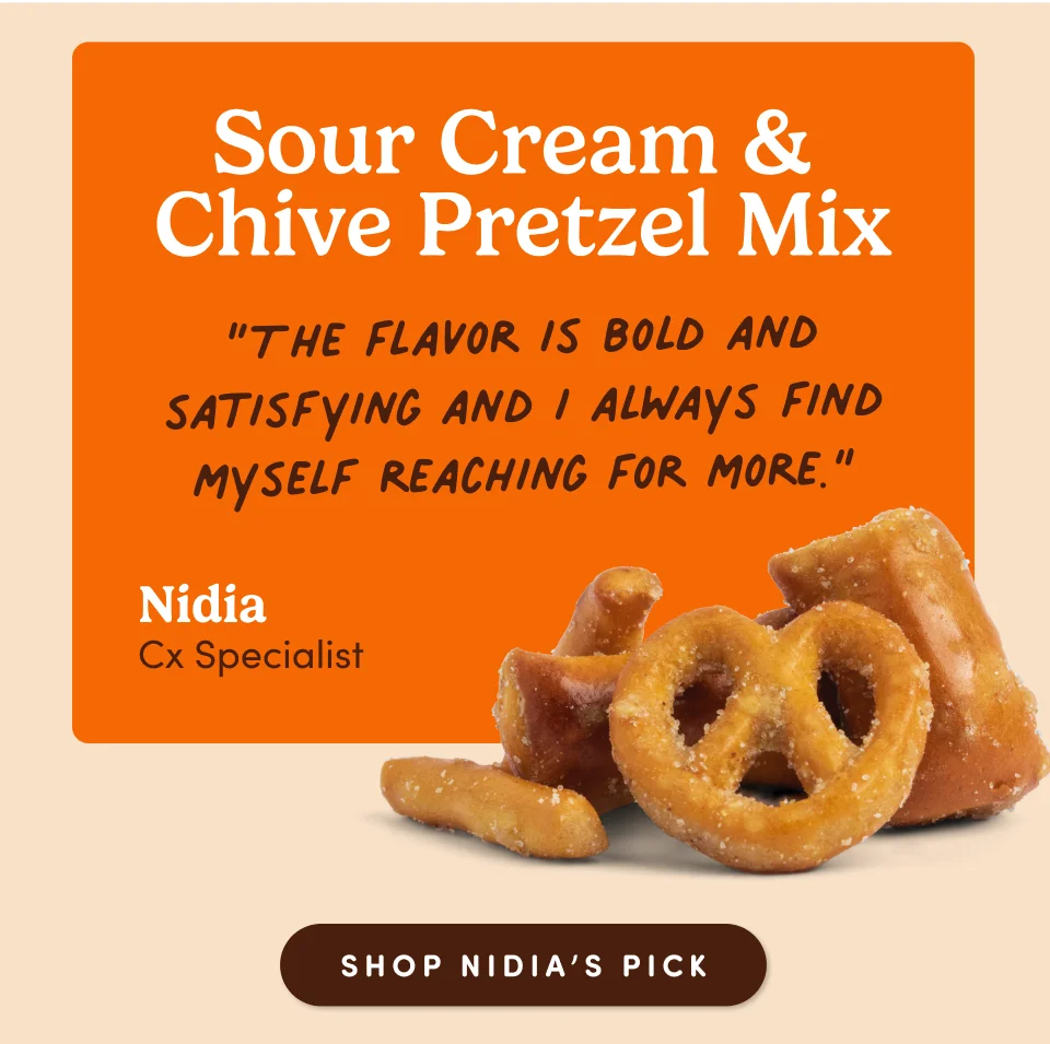 Sour Cream & Chive Pretzel Mix –