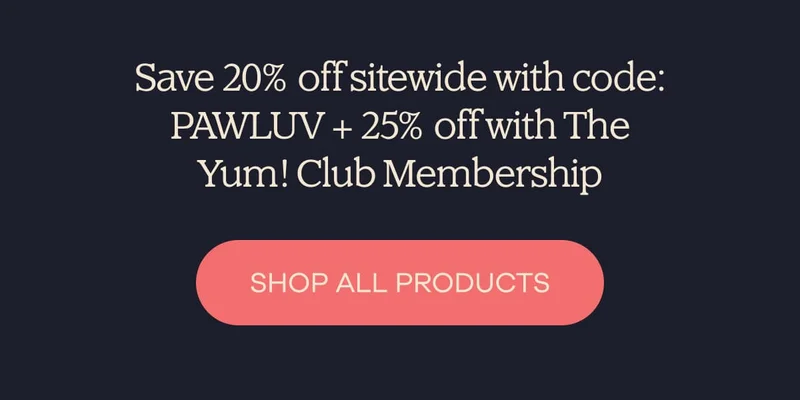 Save 20% off sitewide with code: PAWLUV