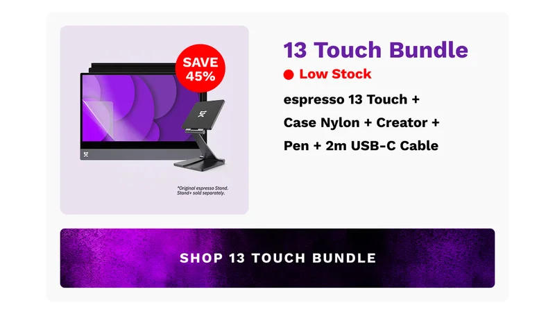 Get 45% off the 13 Touch Bundle!