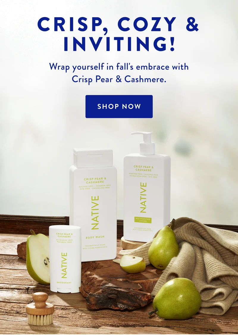 CRISP, COZY & INVITING! | Wrap yourself in fall's embrace with Crisp Pear & Cashmere. | SHOP NOW