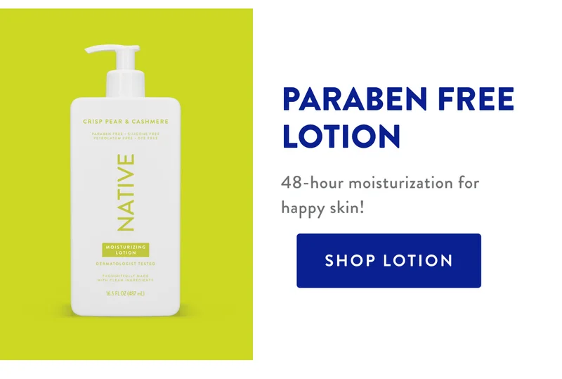 PARABEN FREE LOTION | 48-hour moisturization for happy skin! | SHOP LOTION