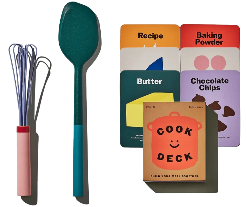 Image of Kids Set - Pink Whisk, Green Spatula