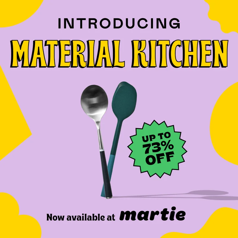 Material Kitchen, now available on Martie