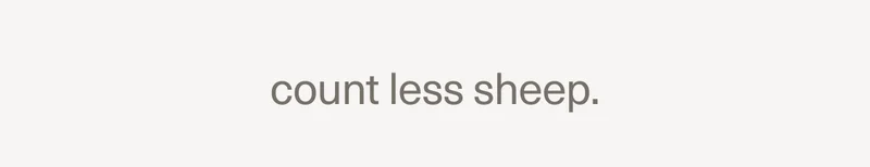 count less sheep.