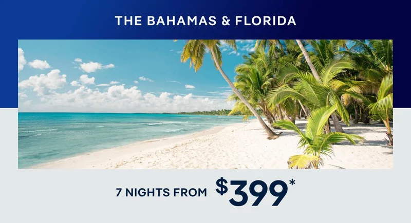 The Bahamas & Florida – 7+ Nights – Click to View Cruises & Book Now