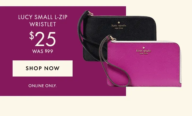 Lucy Small L-Zip Wristlet
