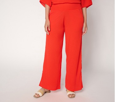Brandis Dress Out Loud Caribbean Crinkle Tall Palazzo Pant