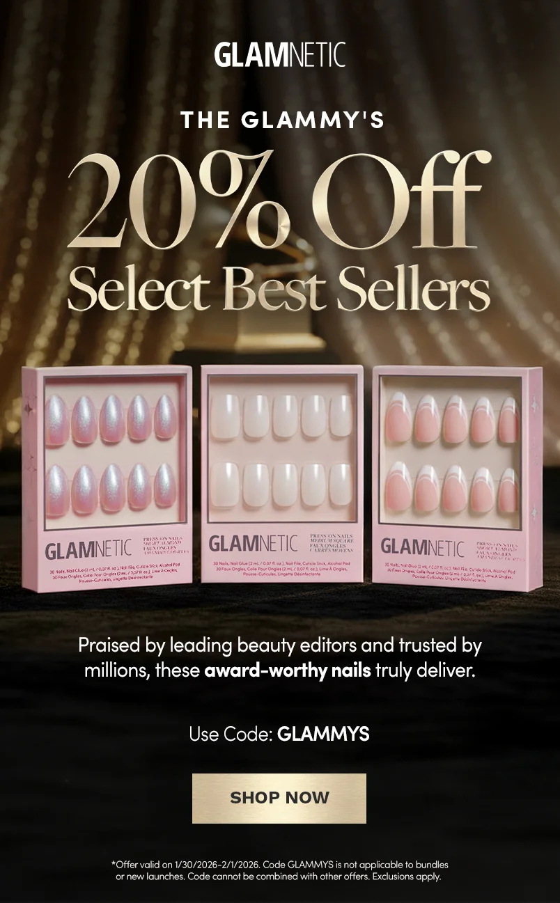 Shop 20% Off with code GLAMMYS