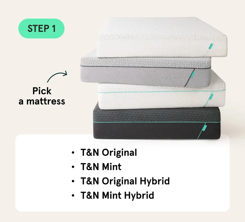 STEP 1: Pick a mattress
