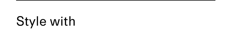 Style with divider image