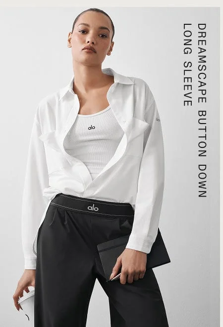 DREAMSCAPE BUTTON DOWN LONG SLEEVE