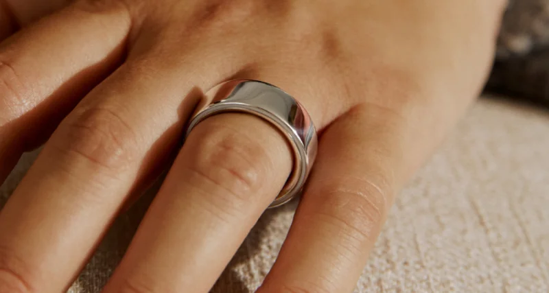 Person wearing Oura Ring
