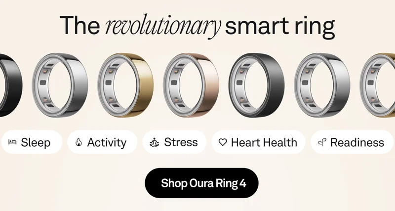 Person wearing Oura Ring