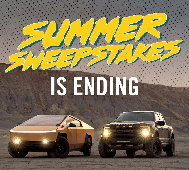 Summer Sweepstakes is Ending