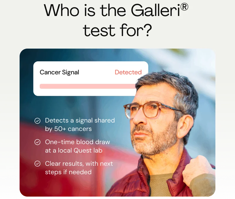 Who is the Galleri test for