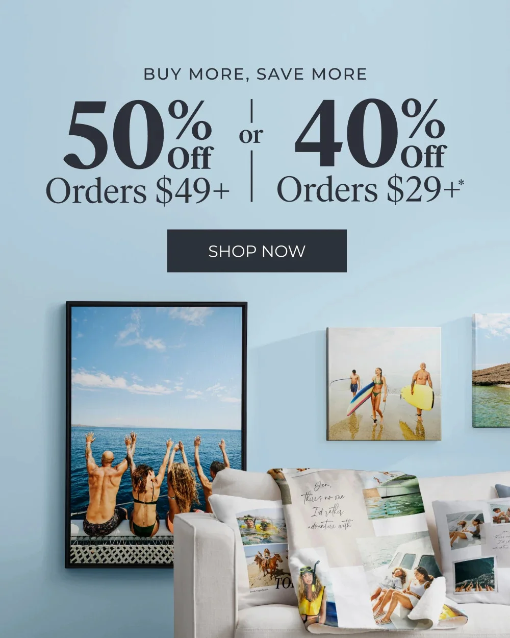 Prints for Pennies + 50% Off Orders $49+, 40% Off Orders $29+