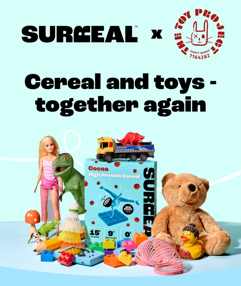 CEREAL AND TOYS TOGETHER AGAIN