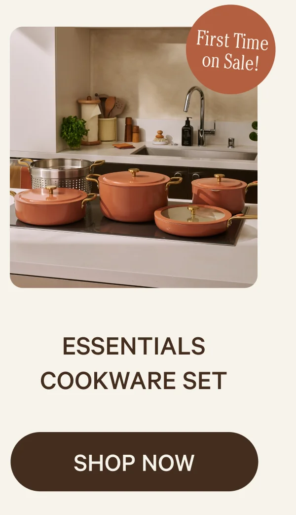 ESSENTIALS COOKWARE SET SHOP NOW