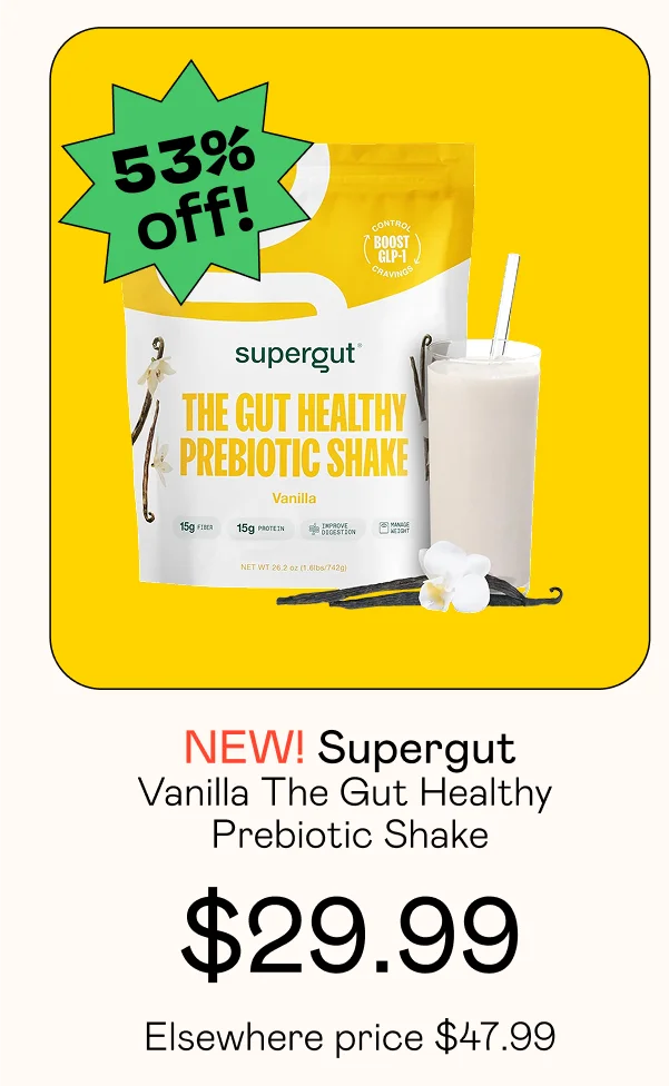 Vanilla The Gut Healthy Prebiotic Shake
