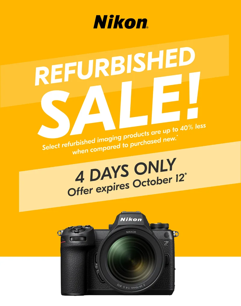 Nikon | Refurbished Sale! | 4 Days Only | Offer Expires October 12*