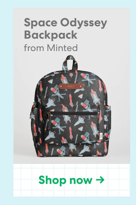 Space Odyssey Backpack from Minted